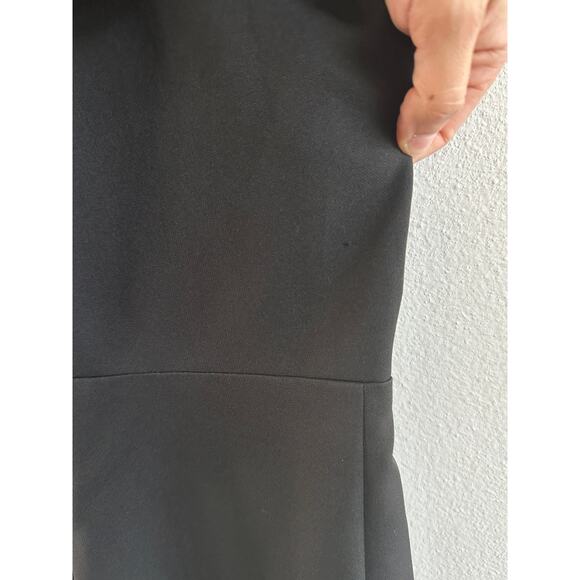 IEENA FOR MAC DUGGAL 26618 Criss Cross Back Halter Neck Dress Black - Picture 5 of 9